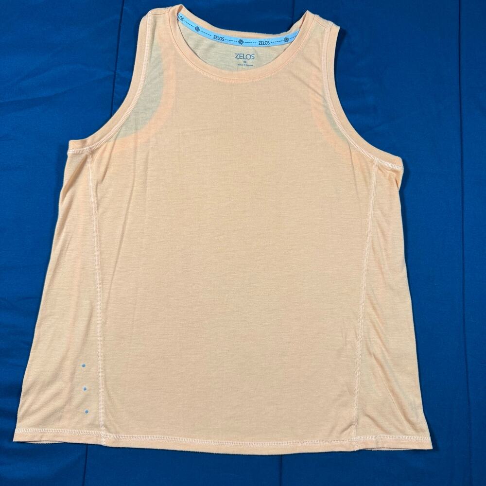 Zelos Orange Athletic Tank Top Womens Medium